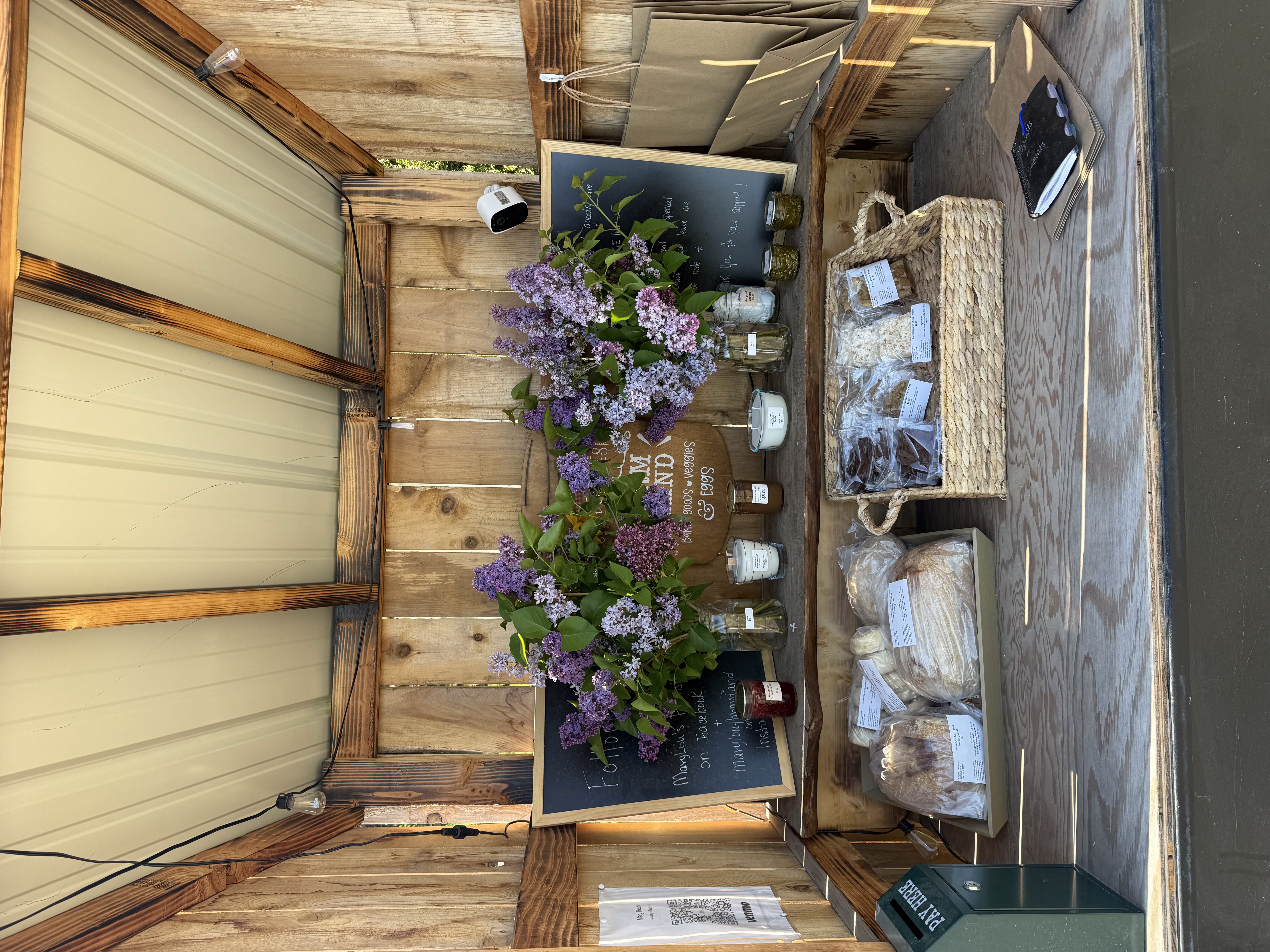 Seasonal farm stand goods